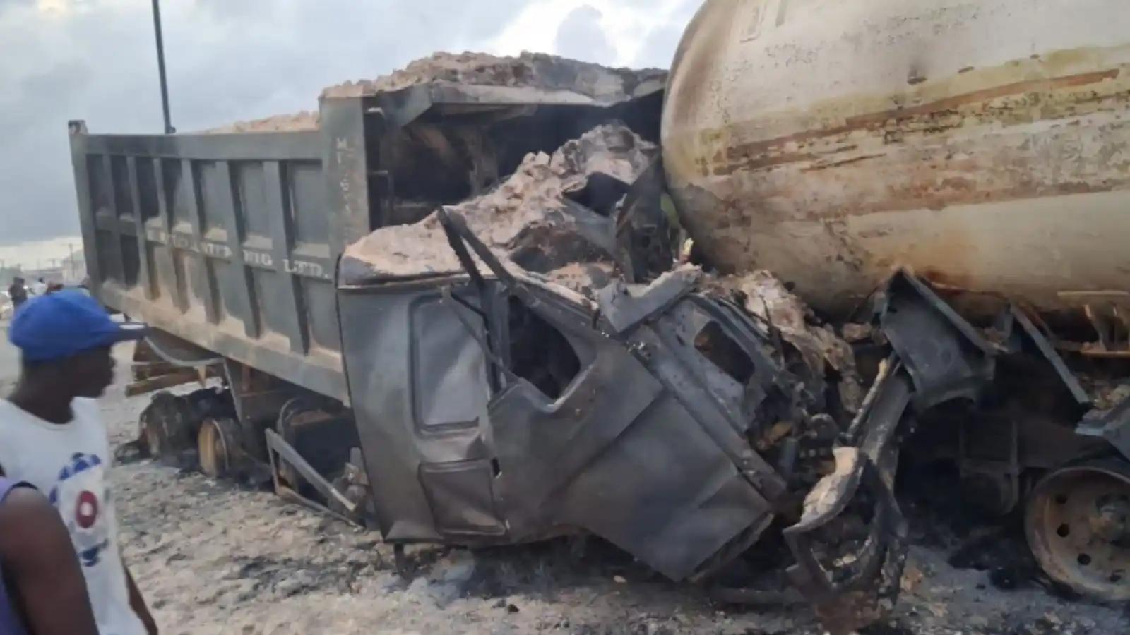 Two dead as fuel-laden tanker collides with truck in Lagos | Intel Region
