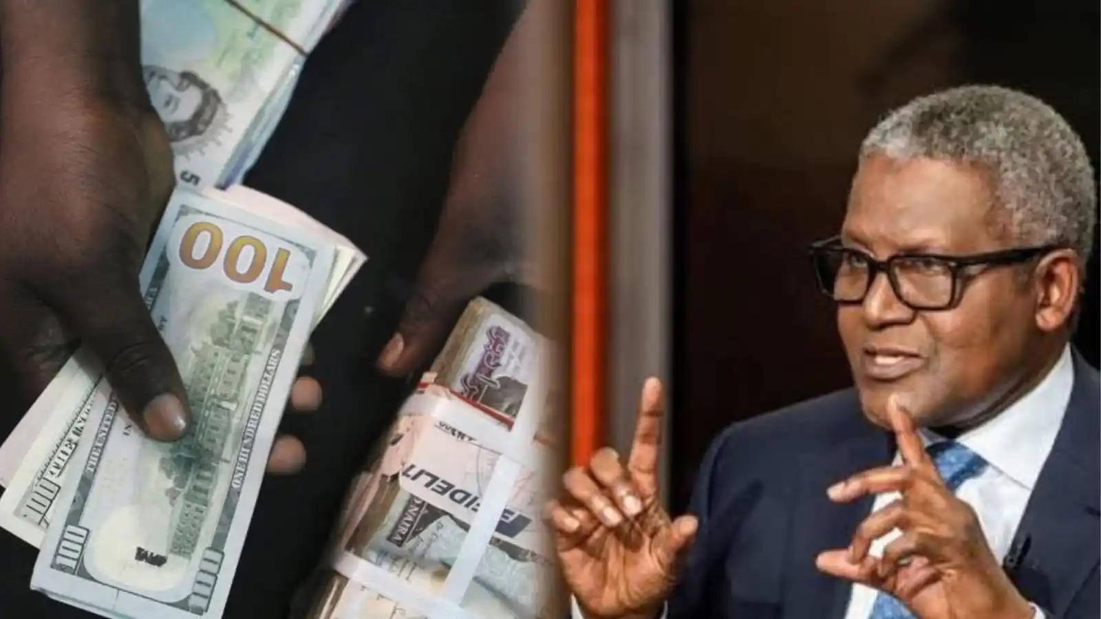 Dangote predicts Naira will hit N1,000 to $1 this year
