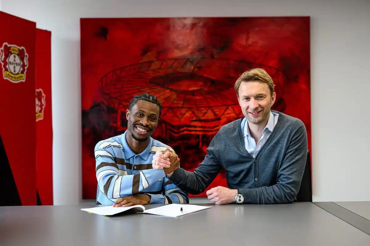 Bayer Leverkusen extend Super Eagles winger Nathan Tella?s contract to 2031