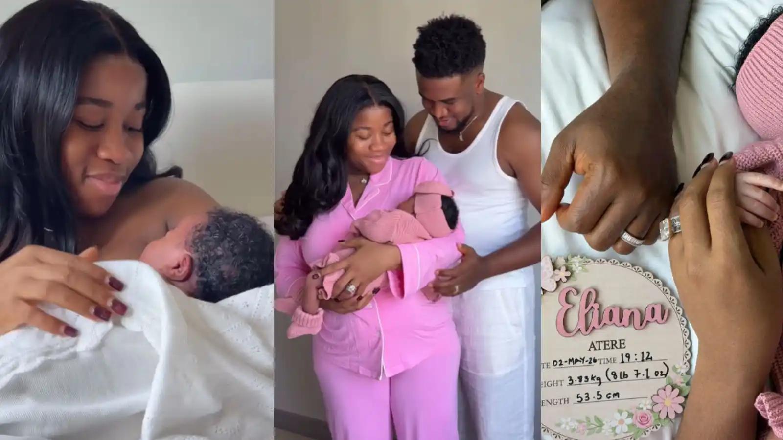 Celebrity fashion designer Veekee James welcomes a baby girl with her ...