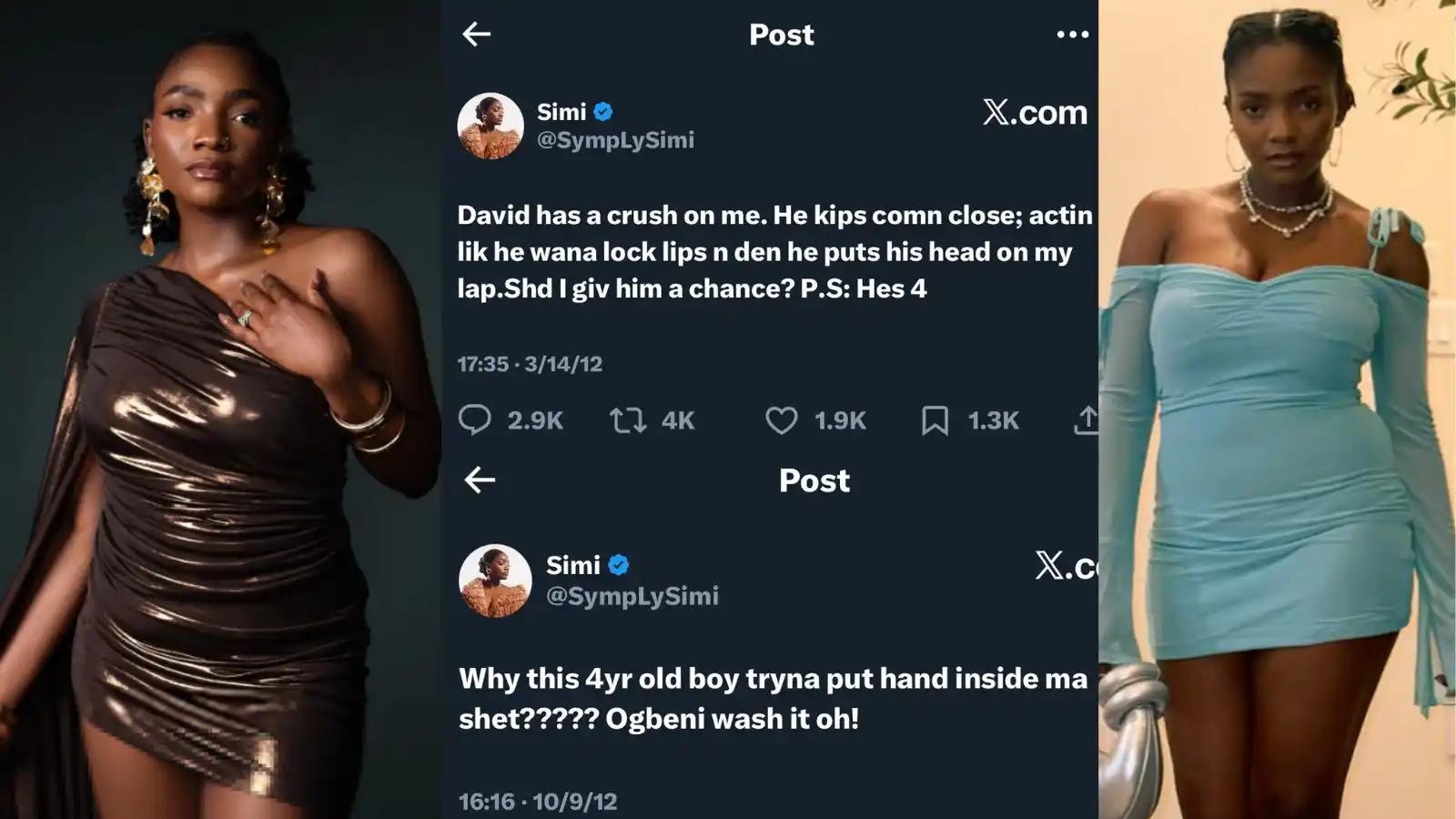 Simiour 'God, protect our boys': Old tweets of singer Simi gushing about a 4 ...