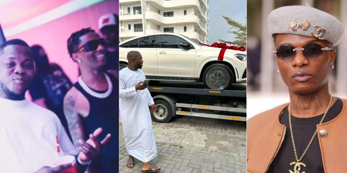 Who Is Mercedes Rapper Singer Wizkid gifts his Personal Assistant Femmy brand new Mercedes ...