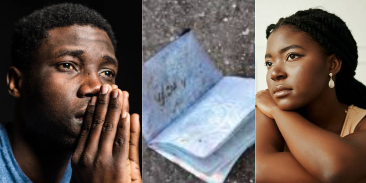 Man Devastated As Fianc e Tears His International Passport Days Before man-devastated-as-fianc-e-tears-his-international-passport-days-before