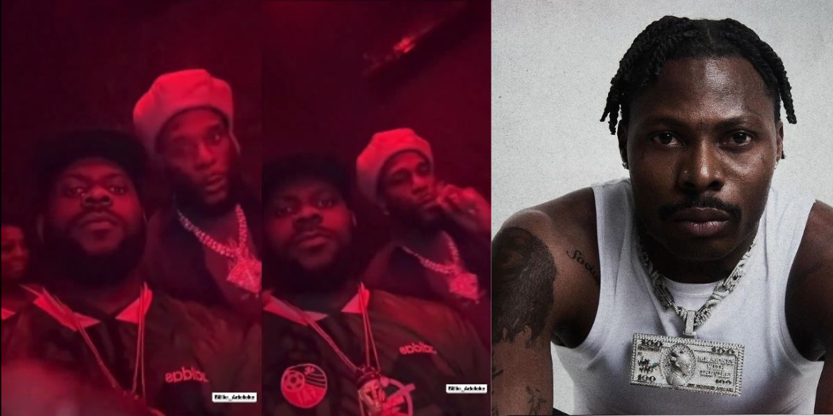 Singer Burna Boy and rapper Odumodublvck vibe hard to Asake 'Active' ft ...